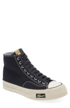 Visvim Skagway Canvas High-top Sneakers In Navy