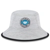 NEW ERA NEW ERA GRAY CHARLOTTE FC GAME BUCKET HAT