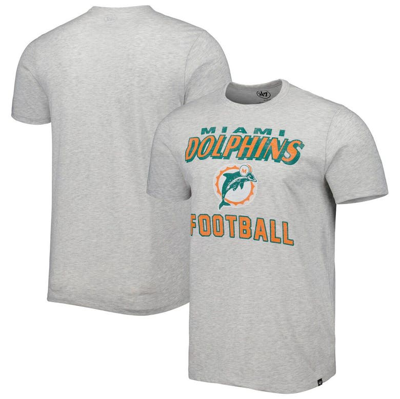 47 ' Heathered Grey Miami Dolphins Dozer Franklin Lightweight T-shirt