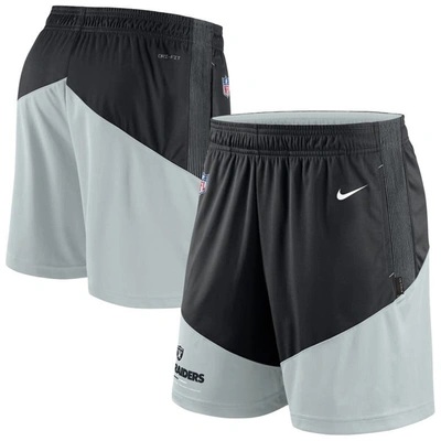 Nike Men's Dri-fit Primary Lockup (nfl Las Vegas Raiders) Shorts In Black