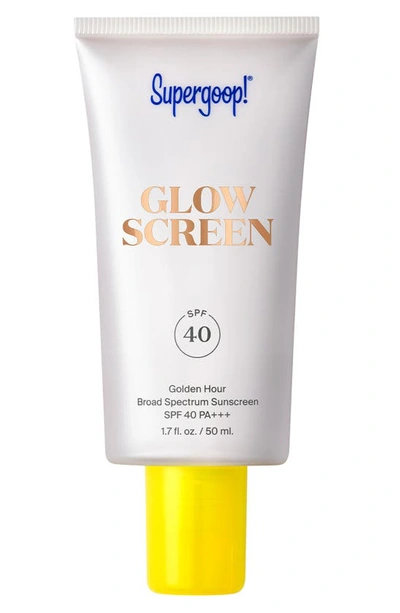 SUPERGOOP GLOWSCREEN BROAD SPECTRUM SUNSCREEN SPF 40, 1.7 OZ