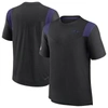 Nike Black Baltimore Ravens Sideline Tonal Logo Performance Player T-shirt In Black