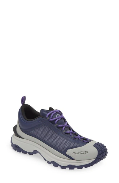 Moncler Trailgrip Lite Shell, Rubber And Ripstop Sneakers In Purple