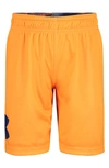 UNDER ARMOUR KIDS' SAND CAMO REVERSIBLE ATHLETIC SHORTS