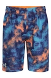 UNDER ARMOUR KIDS' SAND CAMO REVERSIBLE ATHLETIC SHORTS