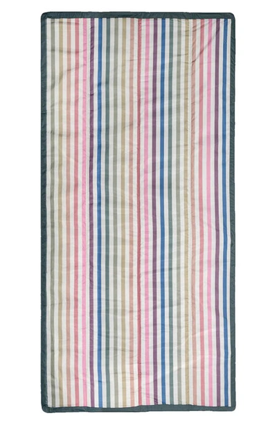 Little Unicorn 5 X 10 Outdoor Blanket In Chroma Rugby Stripe