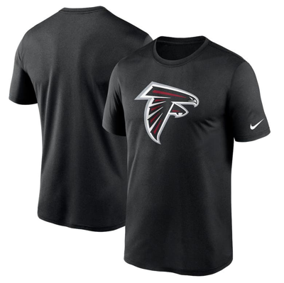 Nike Men's Dri-fit Logo Legend (nfl Atlanta Falcons) T-shirt In Black