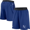 NIKE NIKE ROYAL KANSAS CITY ROYALS AUTHENTIC COLLECTION FLEX VENT MAX PERFORMANCE SHORTS