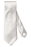 Eton Men's Pin-dot Silk Jacquard Tie In Light/ Pastel Gray