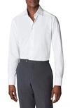 Eton Slim Fit Signature Twill Dress Shirt In Natural