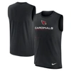 Nike Black Arizona Cardinals Muscle Trainer Tank Top In Black
