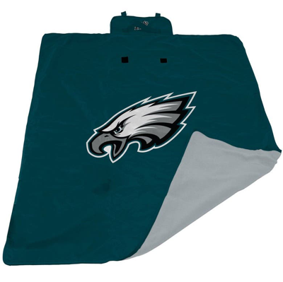Logo Brands Midnight Green Philadelphia Eagles 60'' X 80'' All-weather Xl Outdoor Blanket