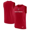 NIKE NIKE RED TAMPA BAY BUCCANEERS MUSCLE TRAINER TANK TOP