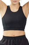 TOMBOYX TOMBOYX CUTOUT RACERBACK SPORTS BRA WITH HIDDEN POCKET