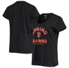 47 '47 HEATHERED BLACK SAN FRANCISCO GIANTS SPRING TRAINING ARCH SCOOP NECK T-SHIRT
