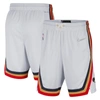 NIKE NIKE WHITE/GOLD NEW ORLEANS PELICANS 2021/22 CITY EDITION SWINGMAN SHORTS