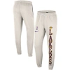 Nike Men's Oatmeal Los Angeles Lakers 75th Anniversary Courtside Fleece Pants In Oatmeal