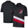 Nike Black/red Portland Trail Blazers 2021/22 City Edition Therma Flex Showtime Short Sleeve Full-sn In Black