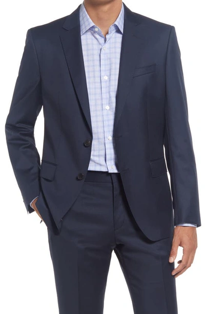 HUGO BOSS BOSS SLIM FIT SOLID WOOL SUIT JACKET