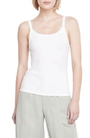 Vince Scoop-neck Camisole Top In Optic White