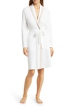 Barefoot Dreams Cozychic Lite Rib-knit Robe In Sea Salt-shell