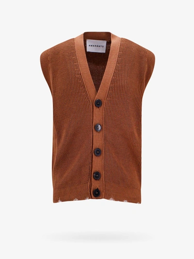 Amaranto Vest In Brown