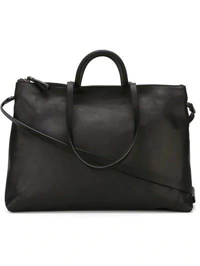Marsèll Double Straps Large Tote In Black