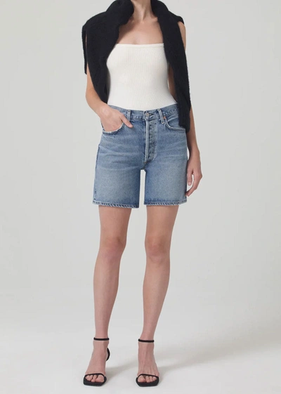Citizen Of Humanity Camilla Short In Medium Wash Denim