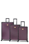 Vince Camuto Jania 2.0 Three-piece Luggage Set In Eggplant