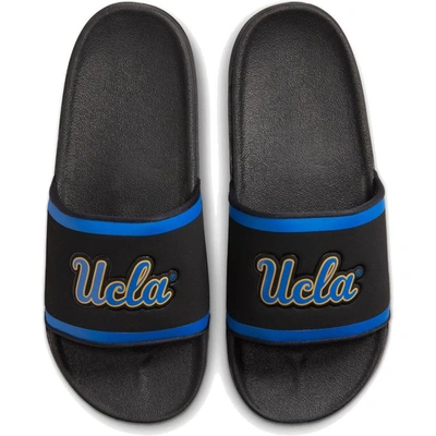 Nike Ucla Bruins Off-court Wordmark Slide Sandals In Black