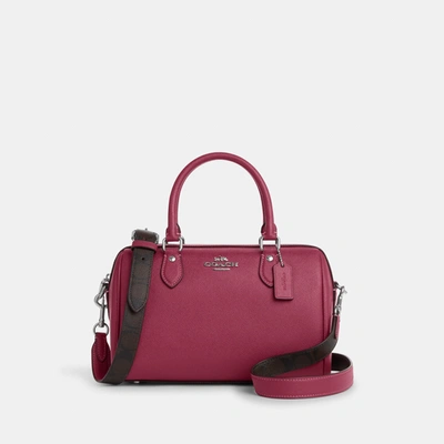 Coach Outlet Rowan Satchel With Signature Canvas Detail In Multi