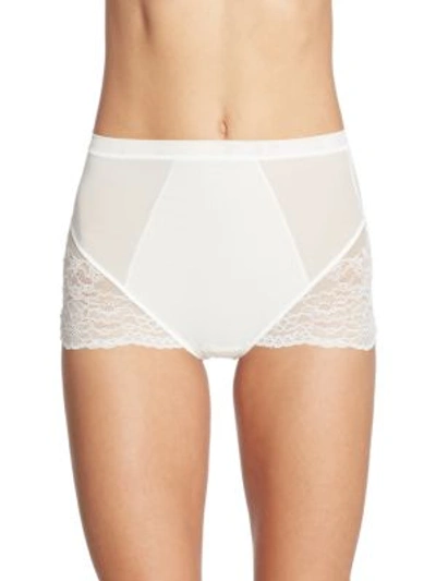 Spanx Spotlight On Lace Mesh Brief In Clean White