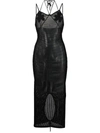 Andreädamo Andreādamo Knit Midi Dress In Black