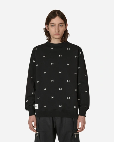 Wtaps Acne Crewneck Sweatshirt In Black