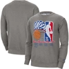 NIKE NIKE HEATHERED GRAY TEAM 31 NBA 75TH ANNIVERSARY FLEECE SWEATSHIRT