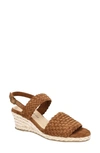Bella Vita Women's Mariella Espadrille Wedge Sandals In Cognac Suede
