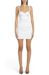 Dolce & Gabbana Minikleid Mit Nummern-patch In White