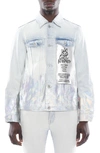 Cult Of Individuality Type Ii Denim Jacket In Foil In Foil