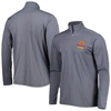 Champion Gray Iowa State Cyclones Textured Quarter-zip Jacket In Gray