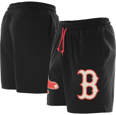 New Era Black Boston Red Sox Color Pack Knit Shorts