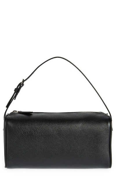 The Row '90s Leather Top Handle Bag In Black