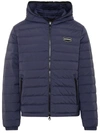 Duvetica Blue Polyamide Faiti Jacket In Blue