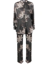 BRUNELLO CUCINELLI BRUNELLO CUCINELLI PRINTED SILK JUMPSUIT