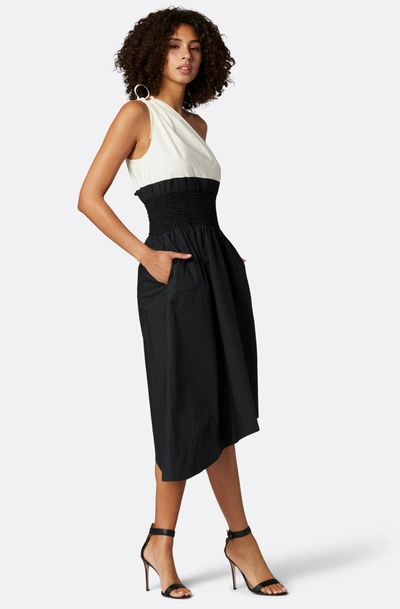 Joie Remi One-shoulder Asymmetric Dress In Black