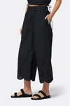 JOIE FLORENCE CROPPED COTTON PANTS IN BLACK
