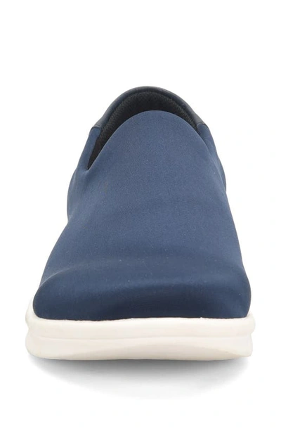 Comfortiva Cate Wedge Slip-on Sneaker In Navy Fabric