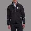 Zero Restriction Colgate | Power Torque Full Zip | Collegiate In Black/metallic Silver