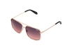 Quay Hot Take 51mm Gradient Aviator Sunglassess In Gold,smoke