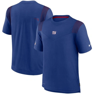 Nike Men's Royal New York Giants Sideline Player Uv Performance T-shirt