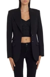 Dolce & Gabbana Dolce&gabbana Turlington Stretch Wool Blazer In Black